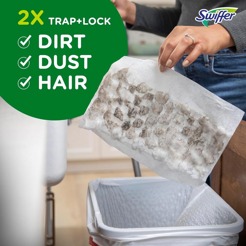 Swiffer Sweeper Heavy Duty Dry Multi-Surface Cloth Refills for Floor Sweeping and Cleaning, Unstopables Fresh Scent, 20 Count - Image 4